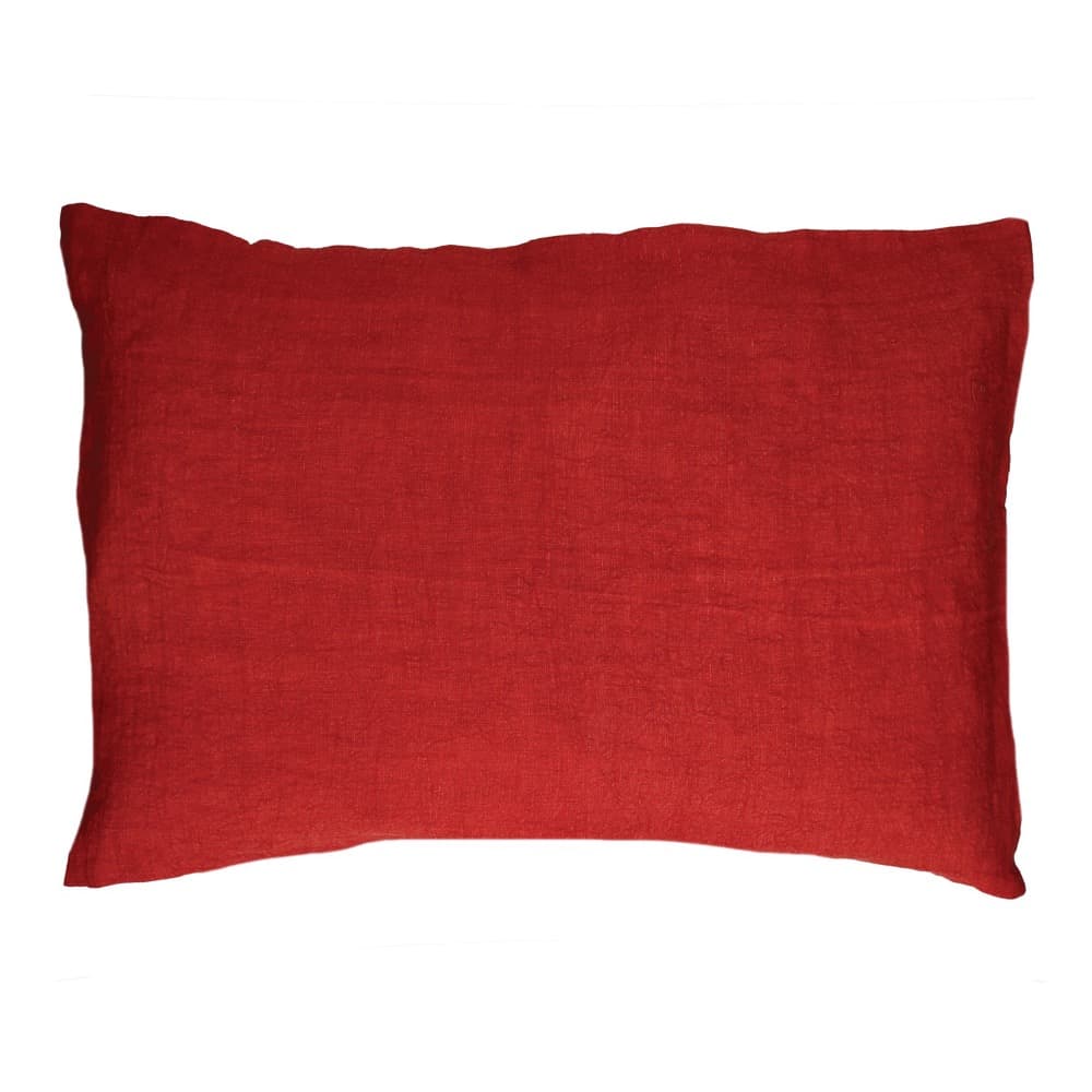 Alpha Basics Poppy Linen Cushion by Pomax