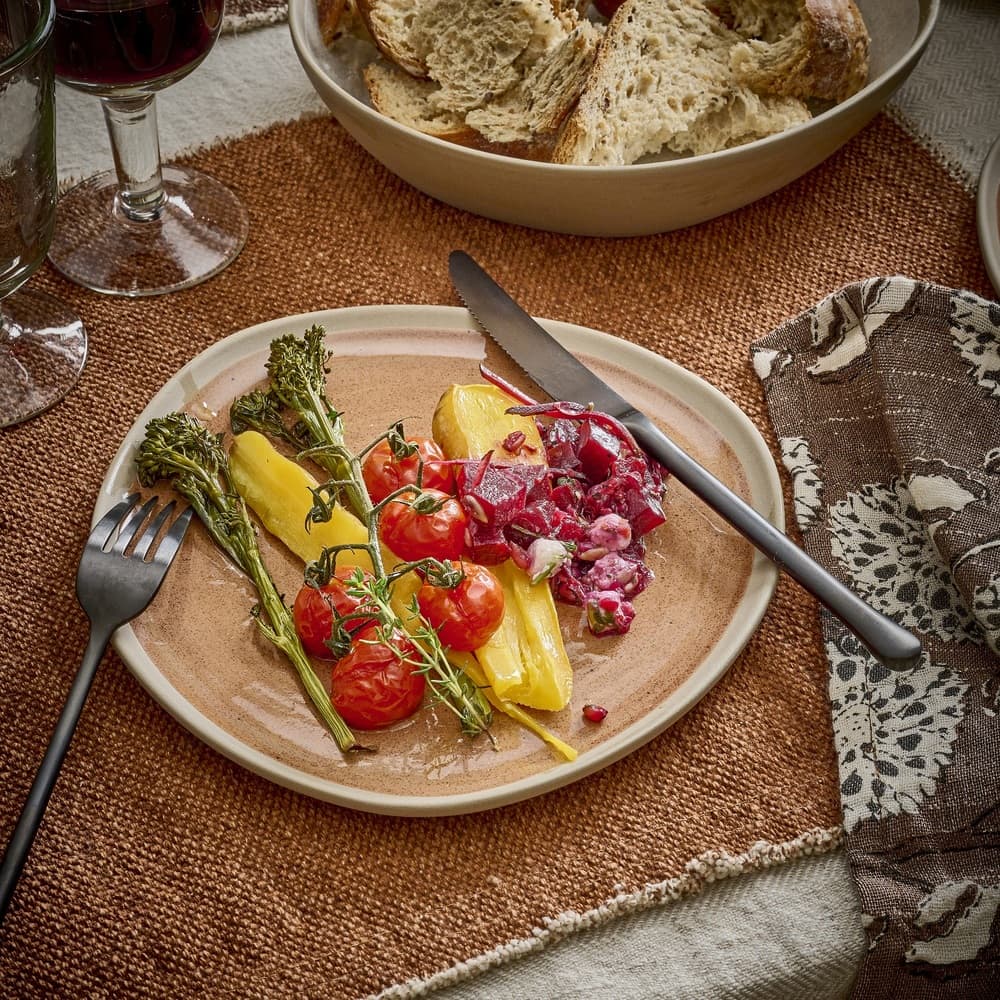 Frivole Brique Cotton Placemat by Pomax - Image 2