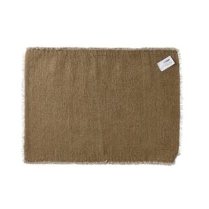 Frivole Camel Cotton Placemat by Pomax