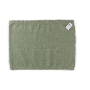 Frivole Light Green Cotton Placemat by Pomax