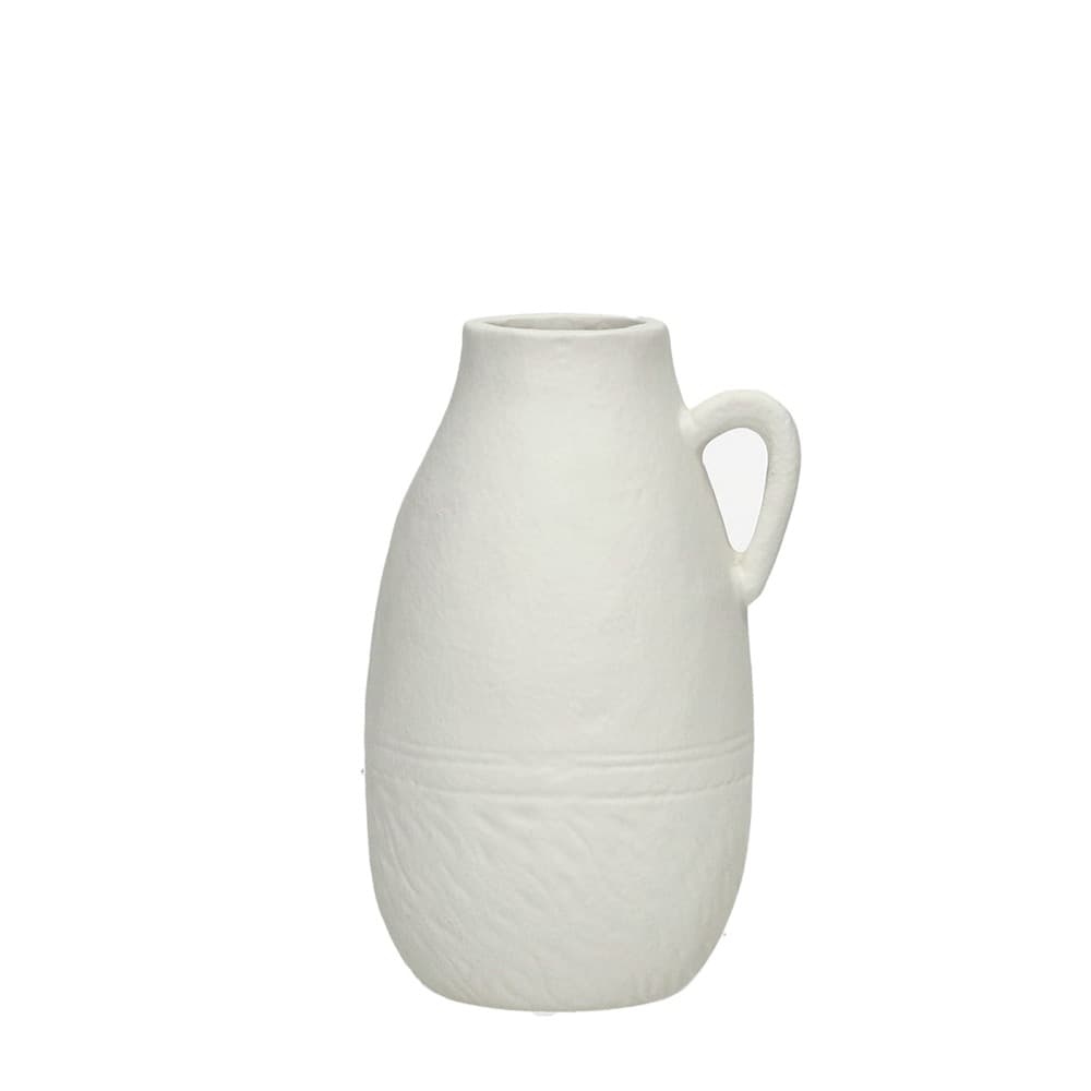 Trulli Vase Off-White Aluminium by Pomax