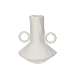 Trulli Off-White Aluminium Vase by Pomax