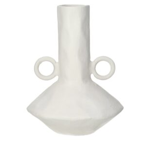 Trulli Aluminium Off-White Vase by Pomax