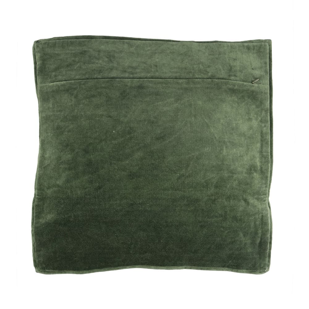 Alpha Opposites Green Linen Cushion by Pomax - Image 2