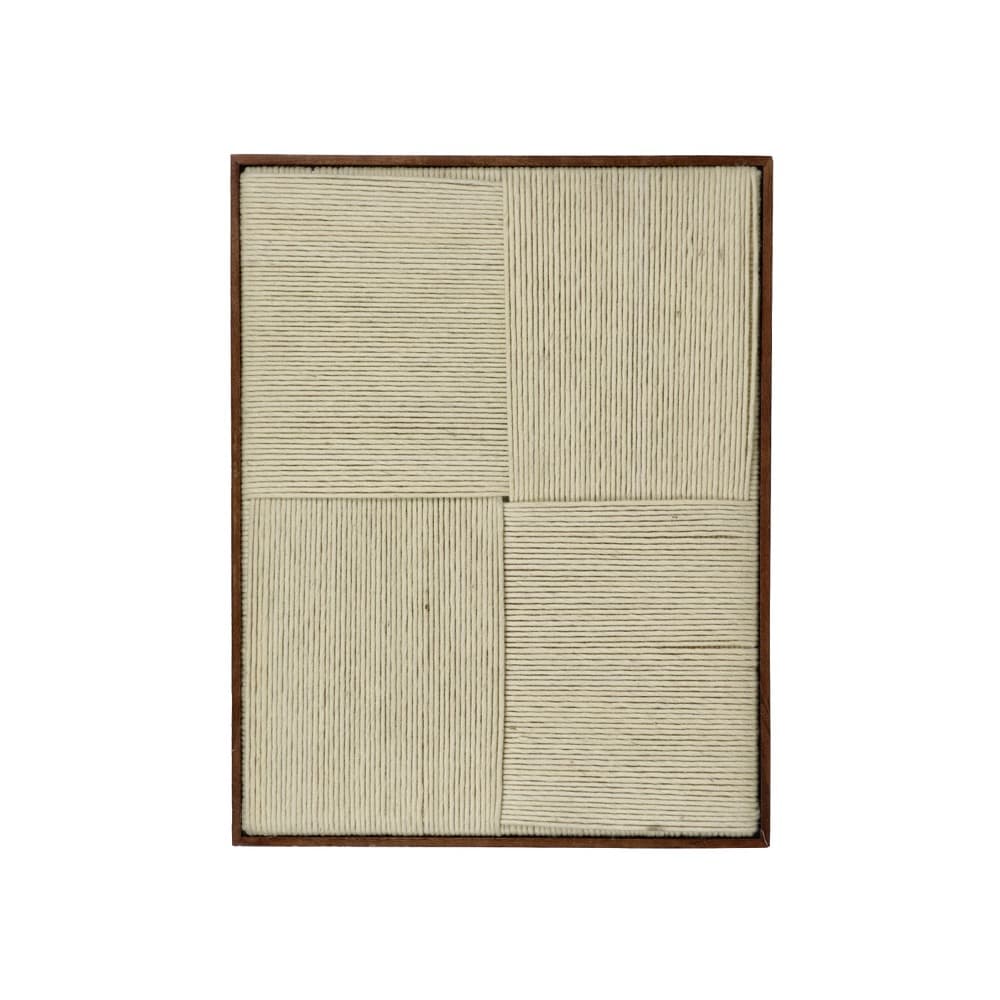 Telaio Off-White Wool Wall Deco by Pomax