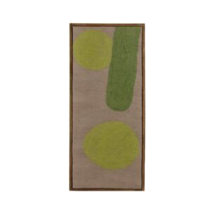 Wooly Mixed Colors Canvas with Mango Wood Frame by Pomax