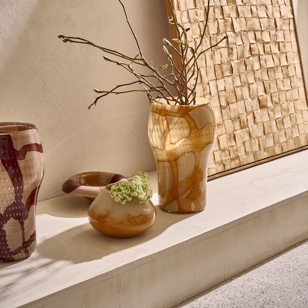 Anima Vase/Hurricane Glass Sun Dia 8.85" by Pomax - Image 3