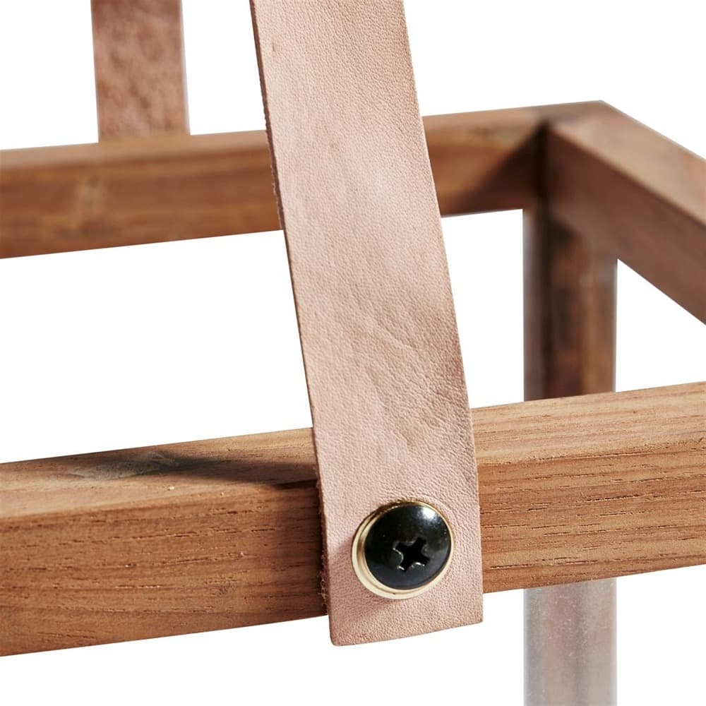 Storm Large Natural Teak Lantern by Muubs - Image 3
