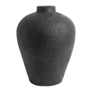 Luna Black Large Vase by Muubs