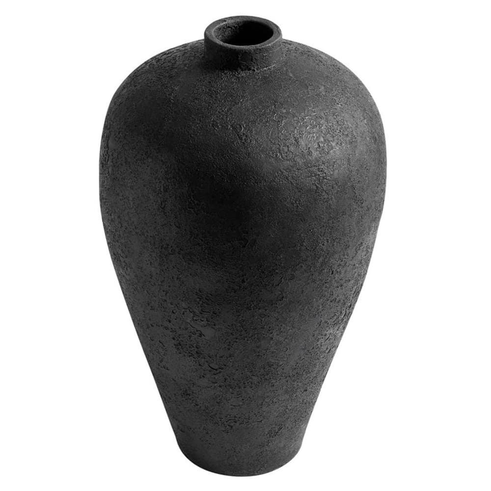 Luna Black Tall Vase by Muubs - Image 2
