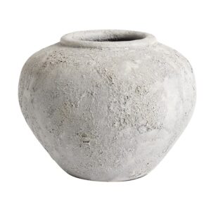 Luna Grey Medium Vase by Muubs