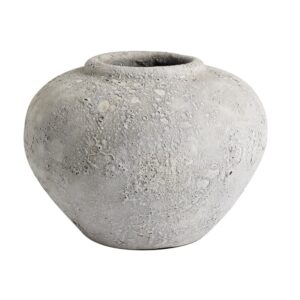 Luna Grey Small Vase by Muubs