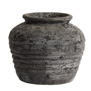 Melancholia Small Metallic Black Jar by Muubs