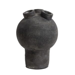 Crop Dark Grey Vase by Muubs