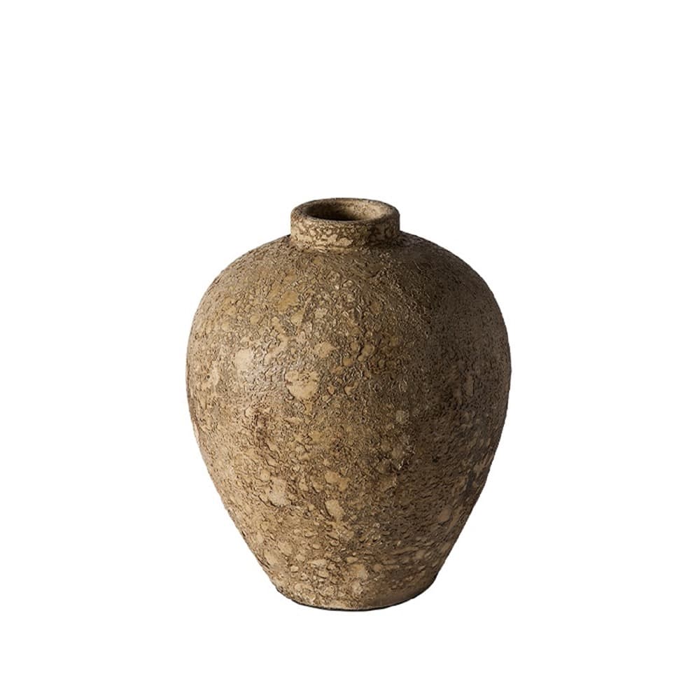 Luna Medium Beige Vase by Muubs - Image 2