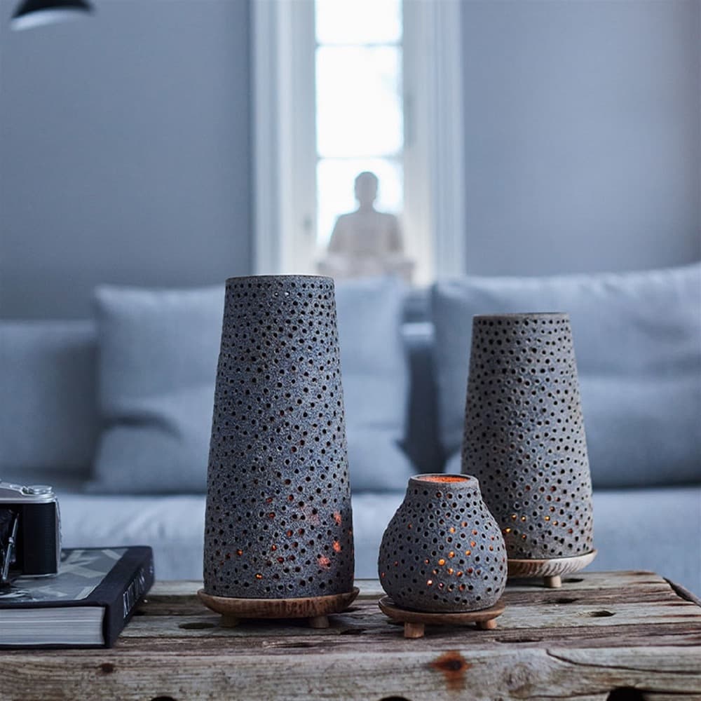 Oria Large Grey Lantern by Muubs - Image 3