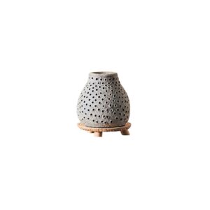 Oria Small Grey Lantern by Muubs