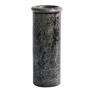 Cylinder Large Black Vase by Muubs
