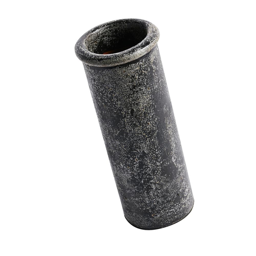 Cylinder Large Black Vase by Muubs - Image 2