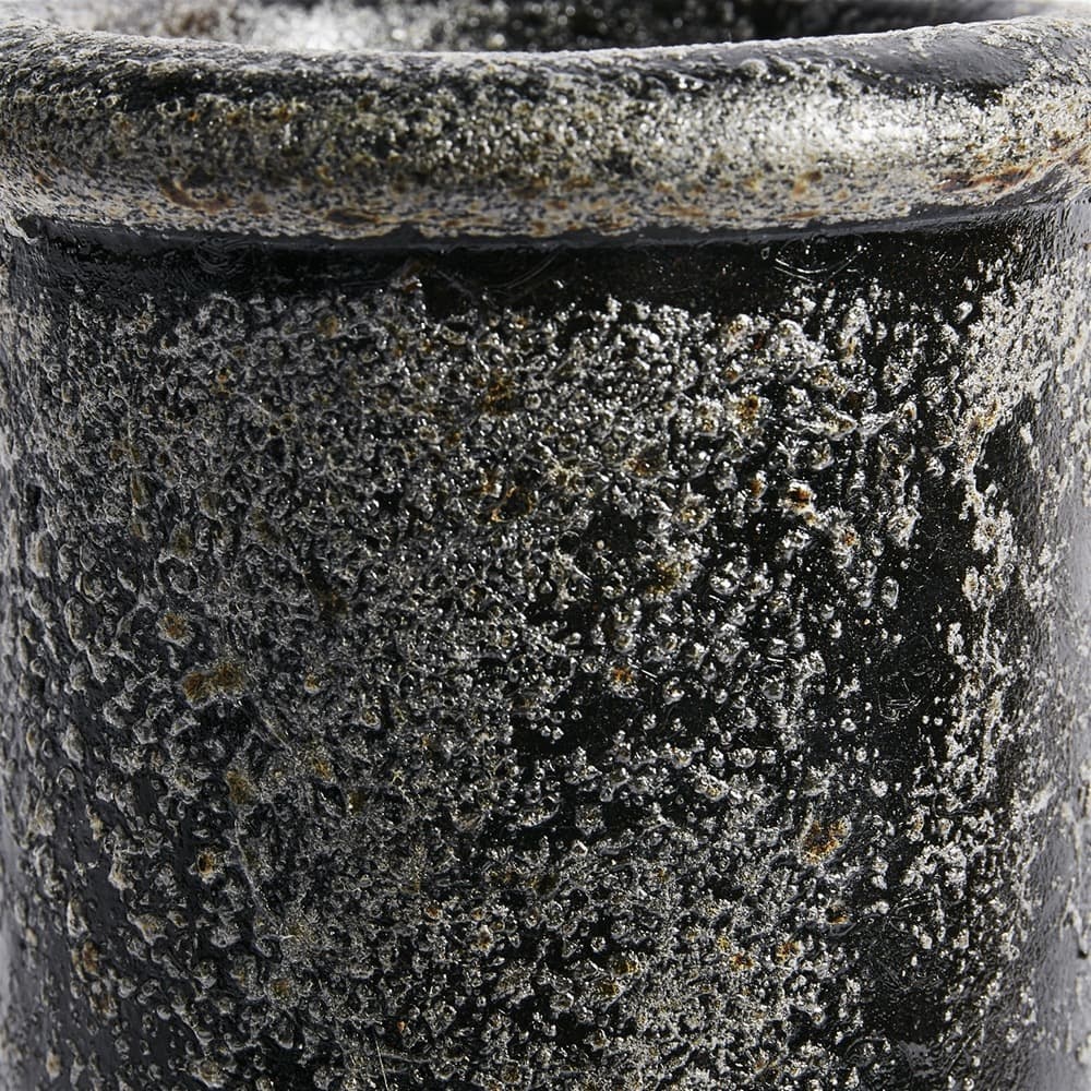 Cylinder Large Black Vase by Muubs - Image 3