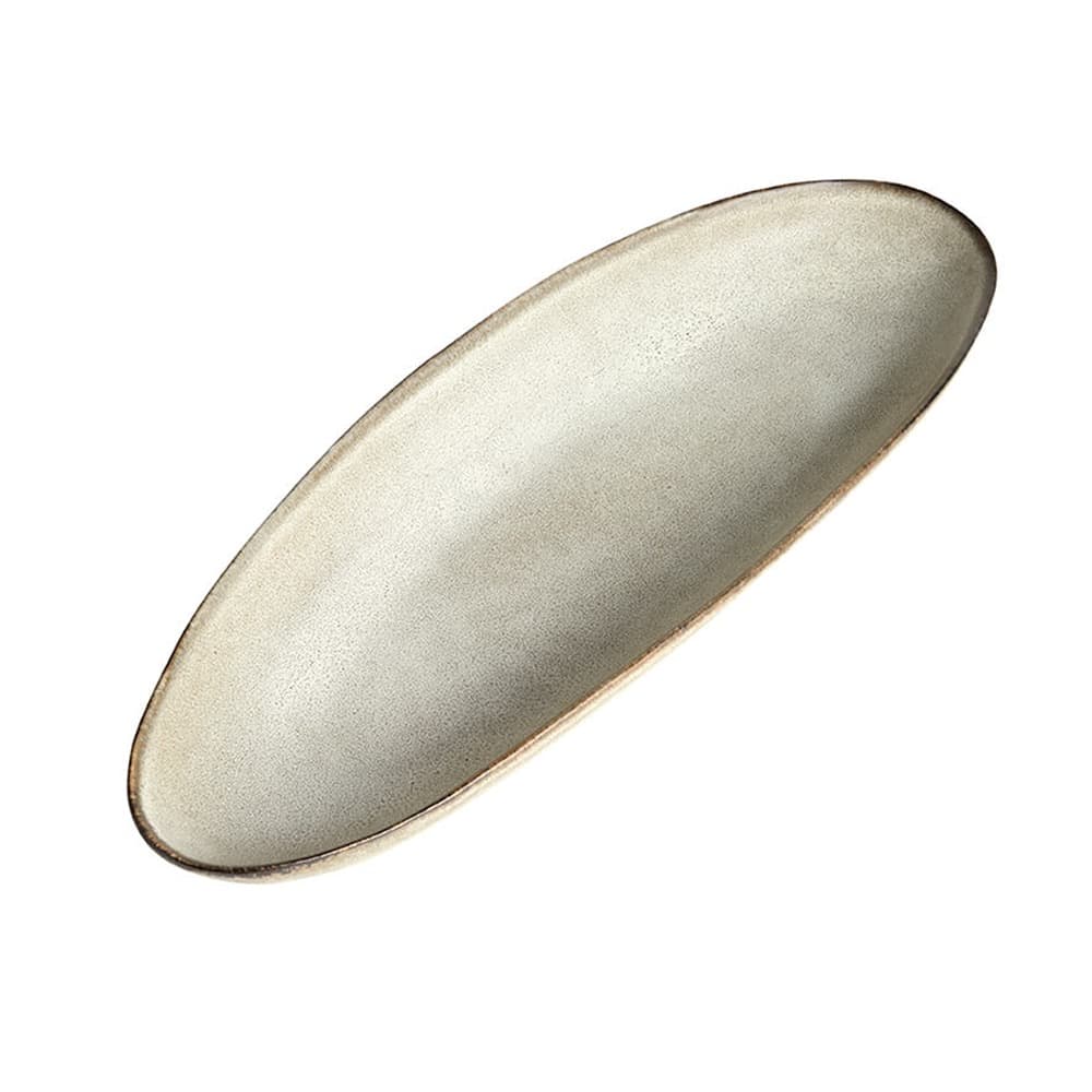 Mame Long Oval Tray in Oyster by Muubs - Image 2