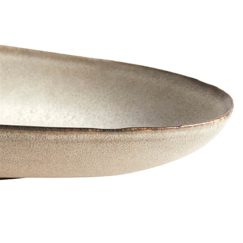 Mame Long Oval Tray in Oyster by Muubs - Image 3