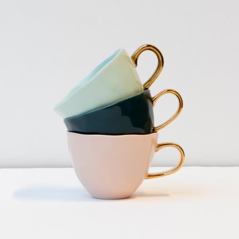 Good Morning Tea Cup Old Pink Set of 2 by Urban Nature Culture - Image 2