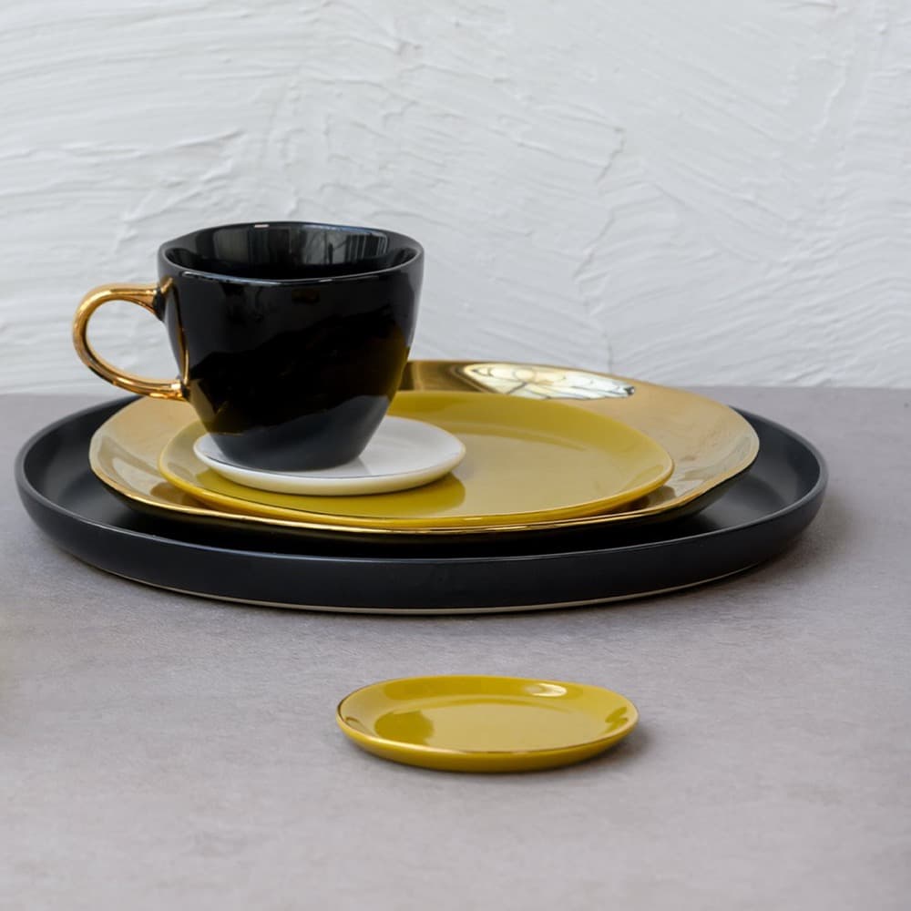 Good Morning Breakfast Plate Gold Set of 2 by Urban Nature Culture - Image 3