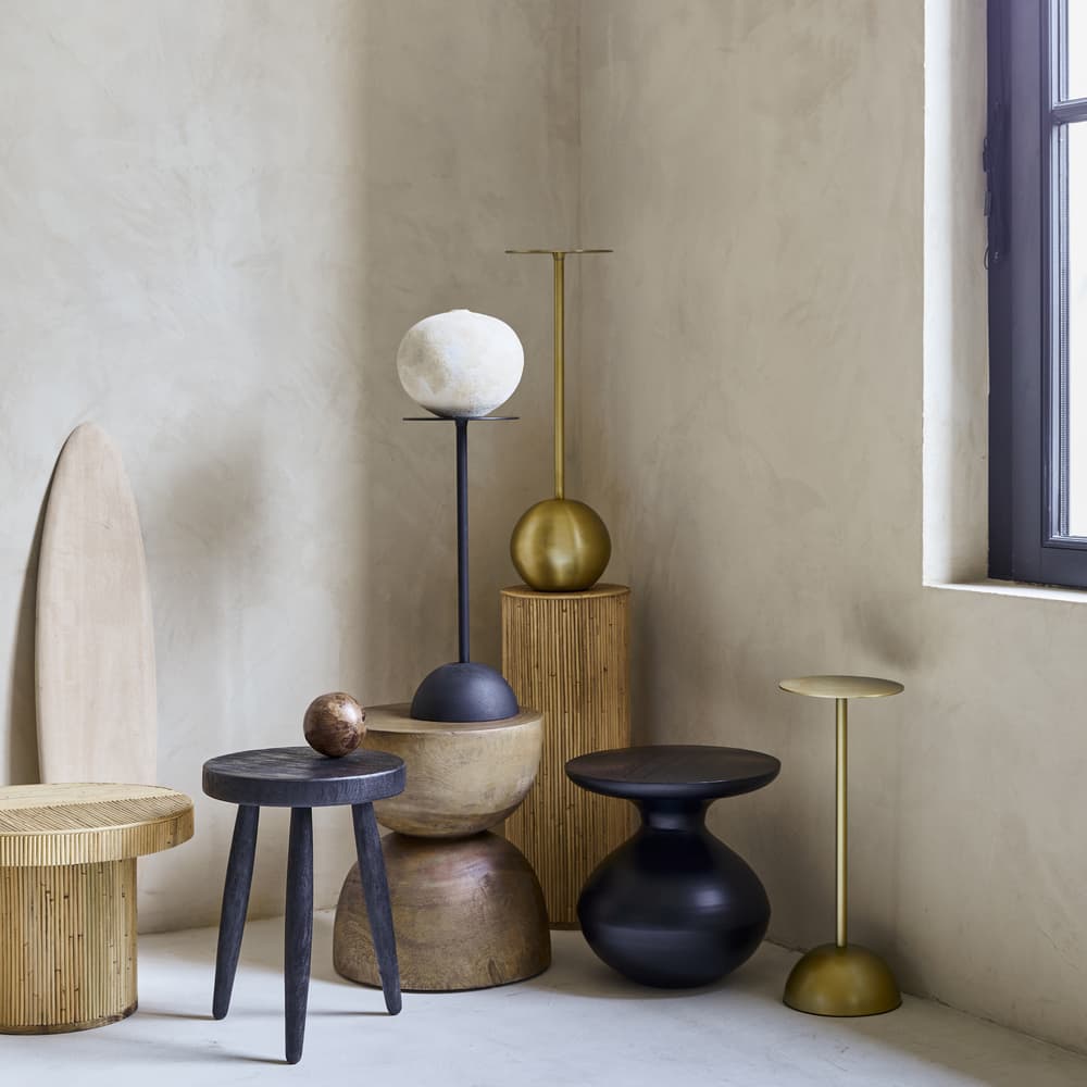 Side Table Tummy Black by Urban Nature Culture - Image 2