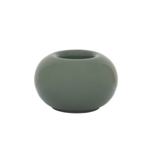 Tealight Holder Recycleld Glass Bubble Lilypad Set of 2 by Urban Nature Culture