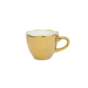 Good Morning Cup Espresso Gold Set of 2 by Urban Nature Culture
