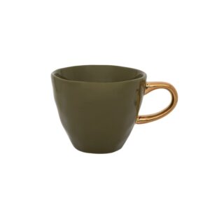 Good Morning Coffee Cup Mini Fir Green Set of 2 by Urban Nature Culture