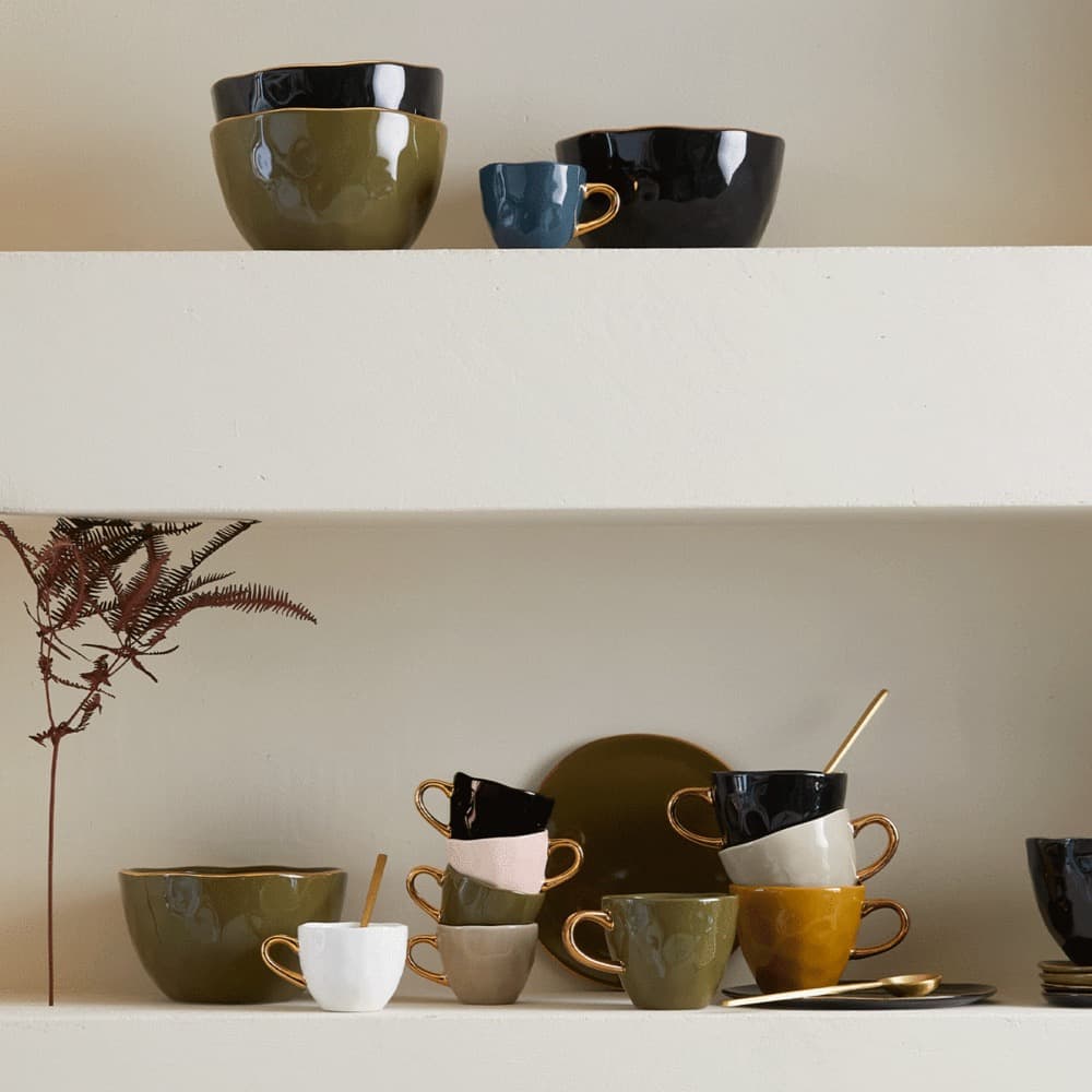 Good Morning Cup Espresso Black Set of 2 by Urban Nature Culture - Image 2