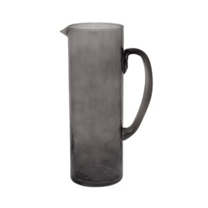 Jug Recycled Glass Ebony Dark grey by Urban Nature Culture