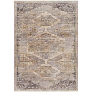 Aida Beige Machine Woven Rug by Livabliss