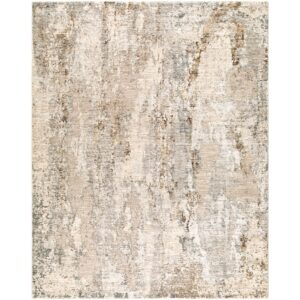 Arda Taupe Machine Woven Rug by Livabliss