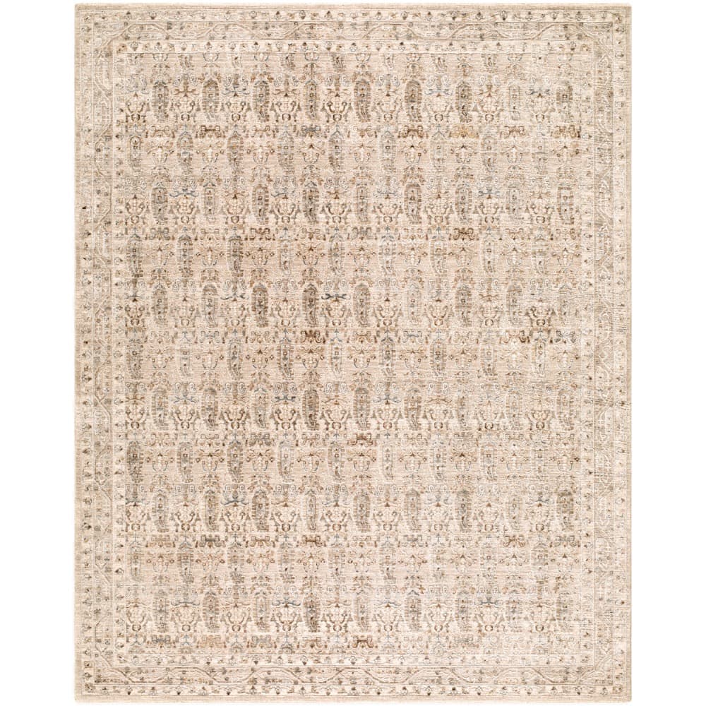 Arda Medium Gray Machine Woven Rug by Livabliss