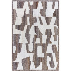 Andes Taupe Handmade Rug by Livabliss