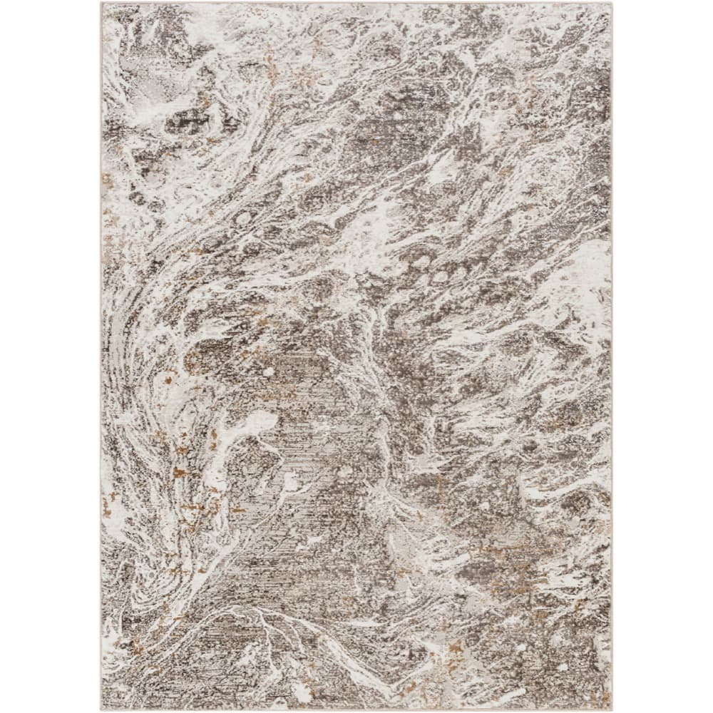 Allegro Plus Light Gray Machine Woven Rug by Livabliss - Image 6