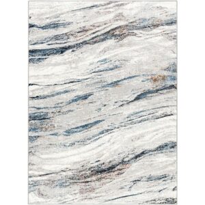 Allegro Plus Ivory Machine Woven Rug by Livabliss