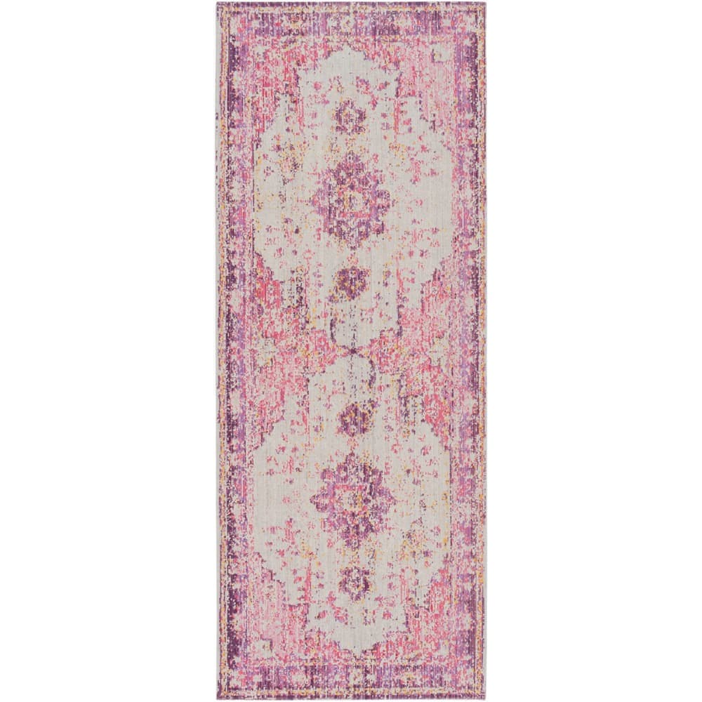 Antioch Red Machine Woven Rug by Livabliss - Image 7