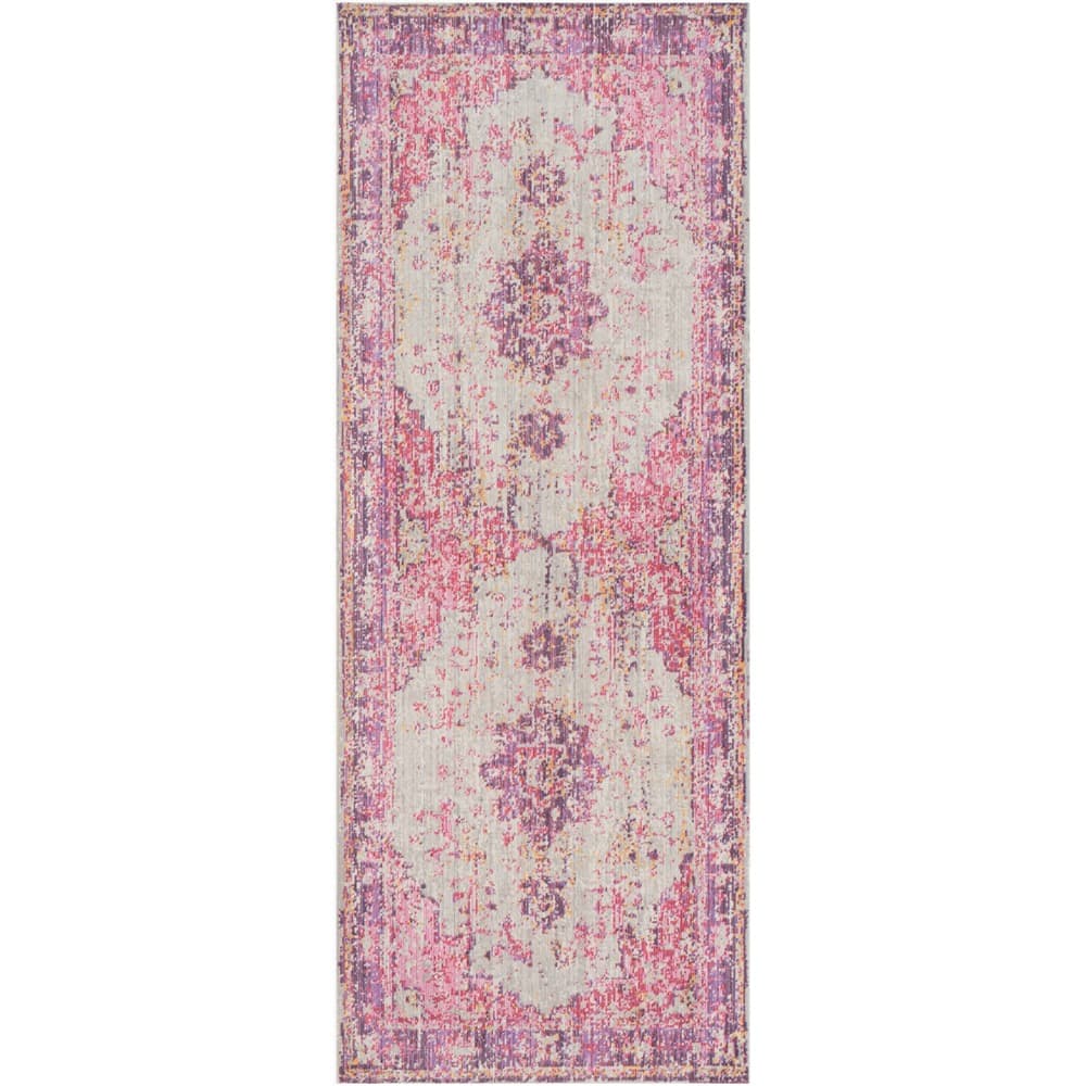 Antioch Red Machine Woven Rug by Livabliss - Image 8