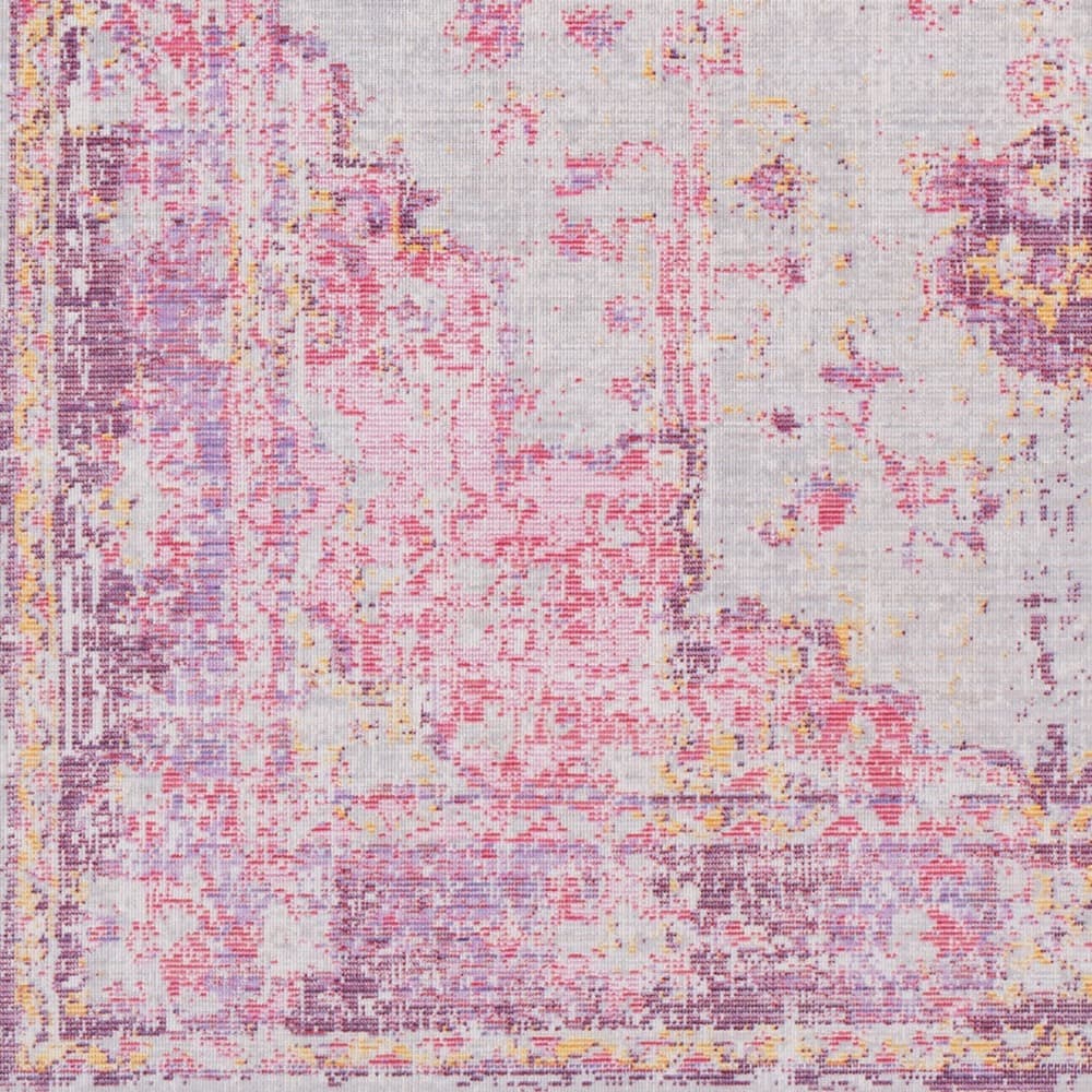 Antioch Red Machine Woven Rug by Livabliss - Image 4