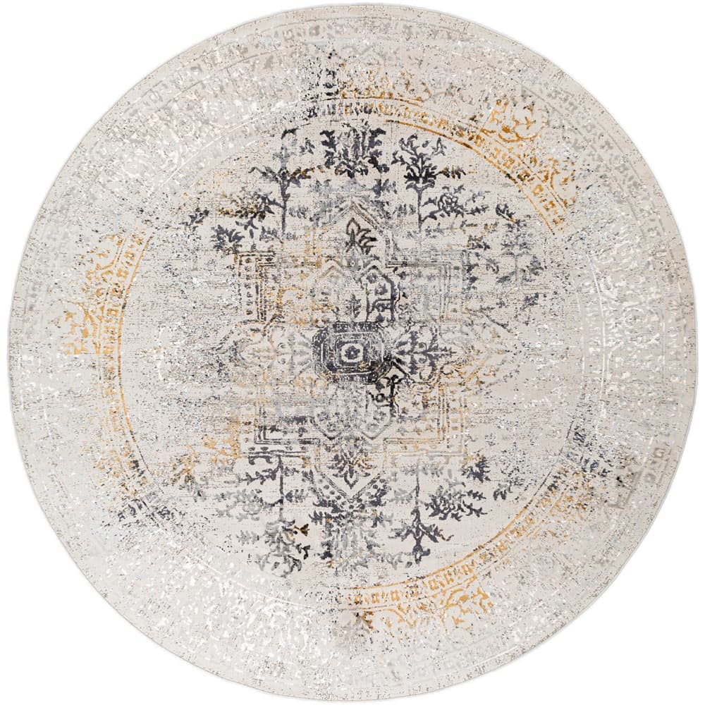 Aisha Charcoal Machine Woven Rug by Livabliss - Image 7