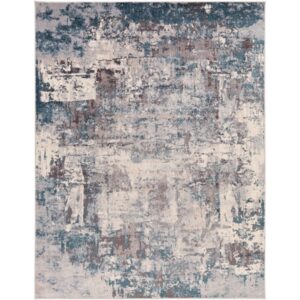Ankara Gray Machine Woven Rug by Livabliss