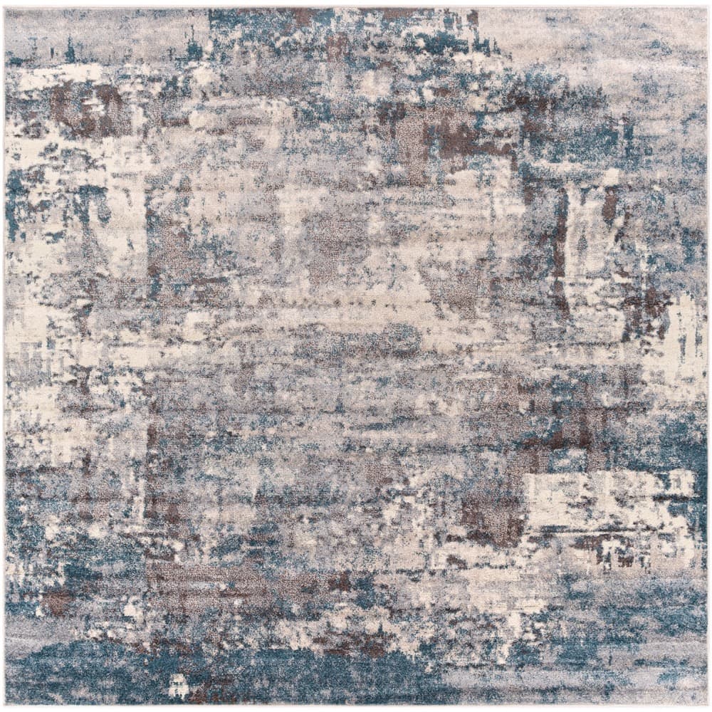 Ankara Gray Machine Woven Rug by Livabliss - Image 8