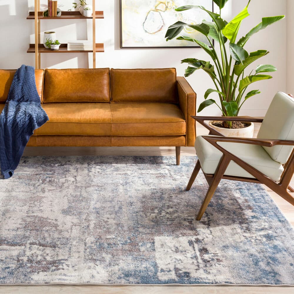 Ankara Gray Machine Woven Rug by Livabliss - Image 2