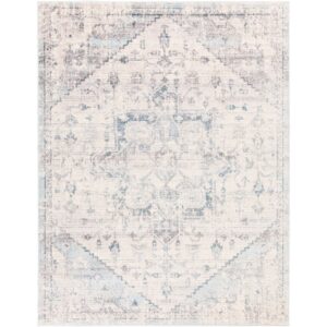 Ankara Off-White Machine Woven Rug by Livabliss