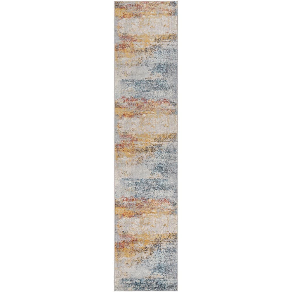 Ankara Dark Blue Machine Woven Rug by Livabliss - Image 9