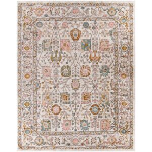 Ankara Dusty Pink Machine Woven Rug by Livabliss